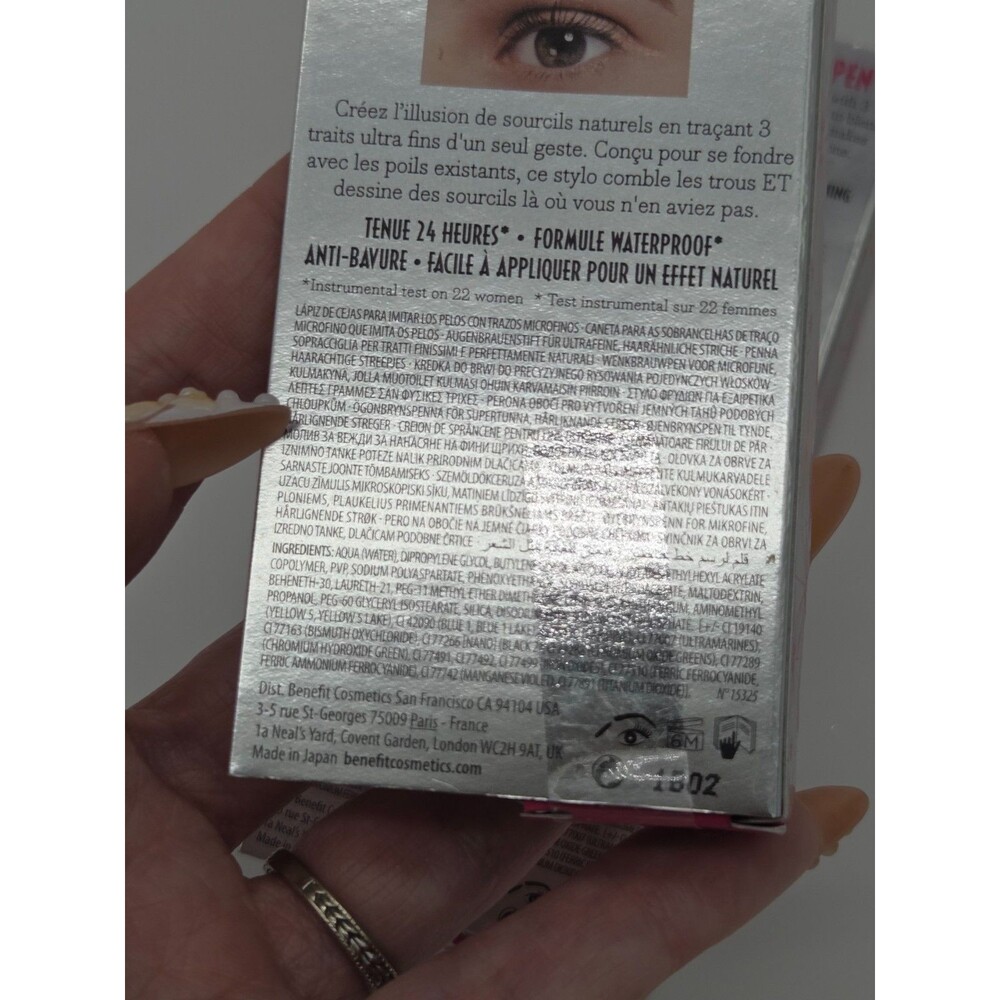 2x Benefit Brow Microfilling Pen .02 oz 24HR Waterproof - Medium Brown NEW - Picture 6 of 7